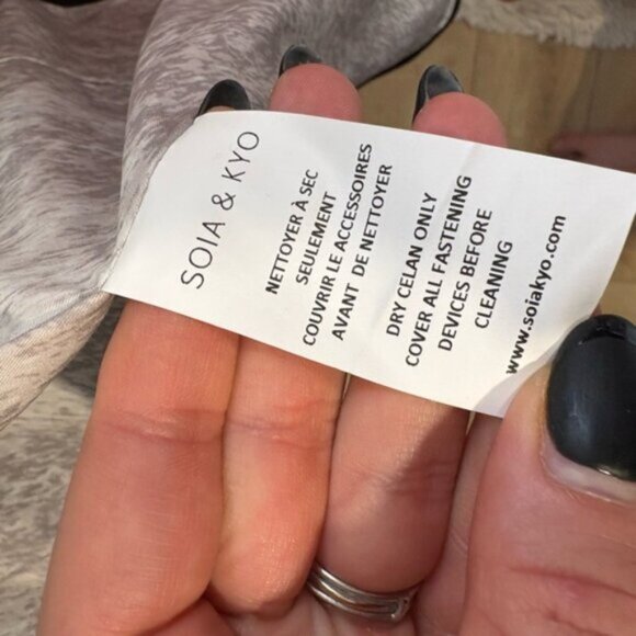 SOIA & KYO WOOL AND CASHMERE PEACOAT Black- - Picture 9 of 15